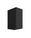 KANDANCHU * APLIQUE EXTERIOR CUAD. 2L*GU10 NEGRO